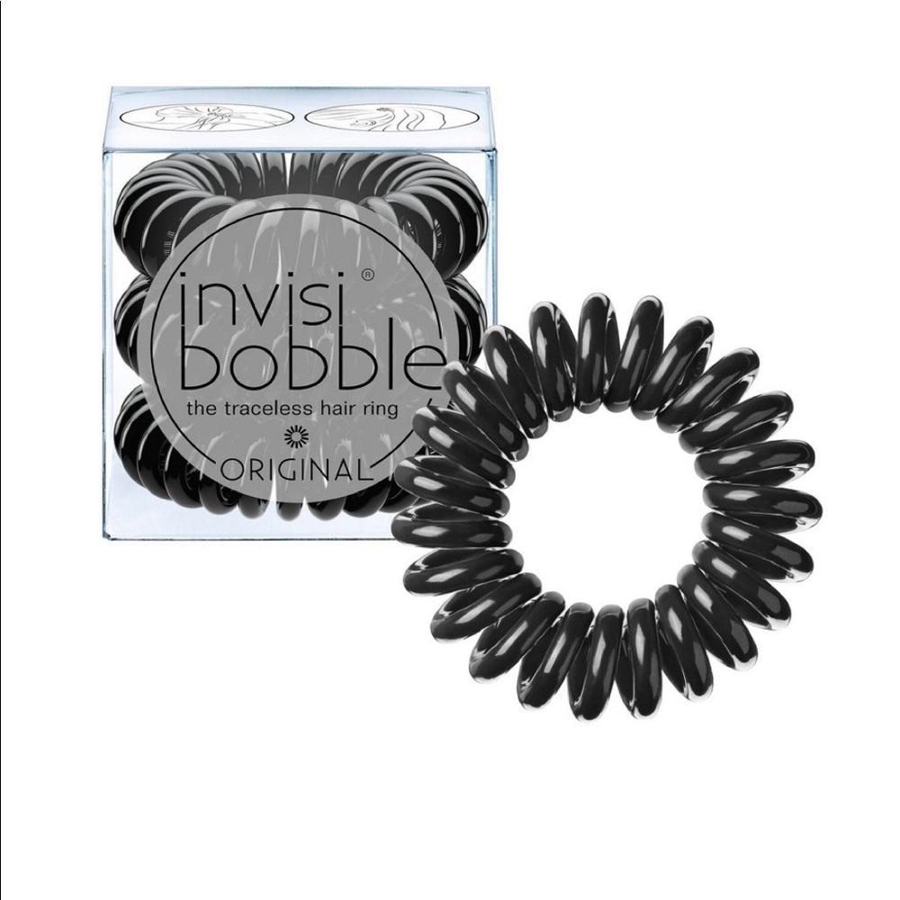 Invisibobble hair tie New 3 Pack Traceless Black